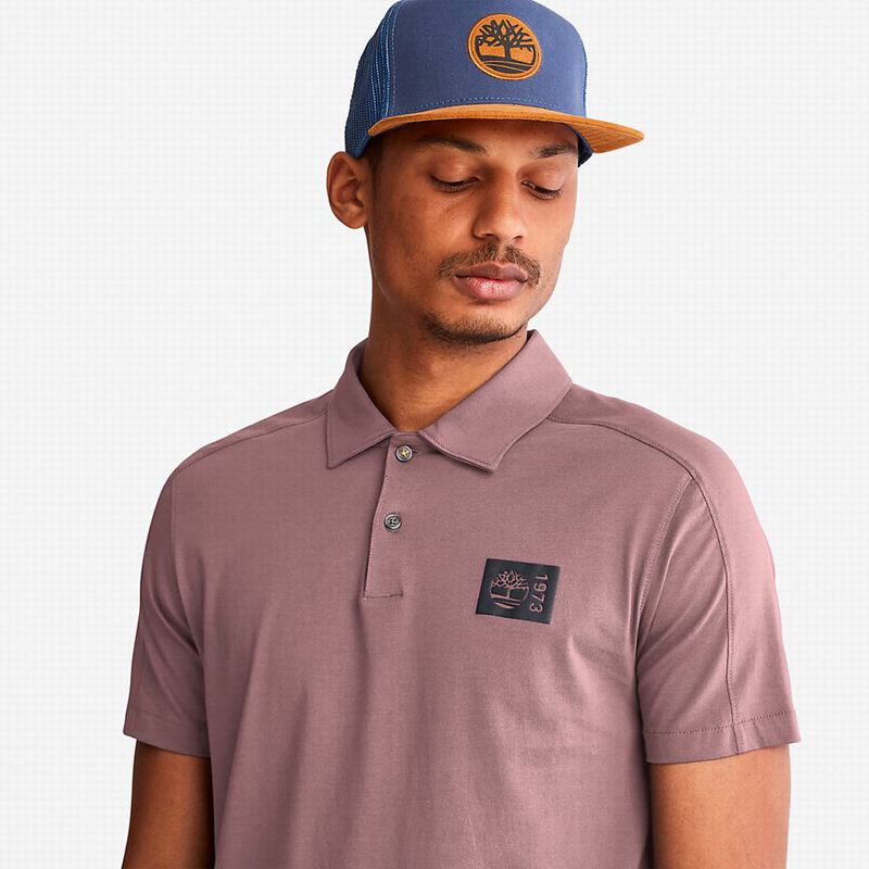 Timberland Timber Fresh Supima Cotton Polo Majice Roze | 10700986