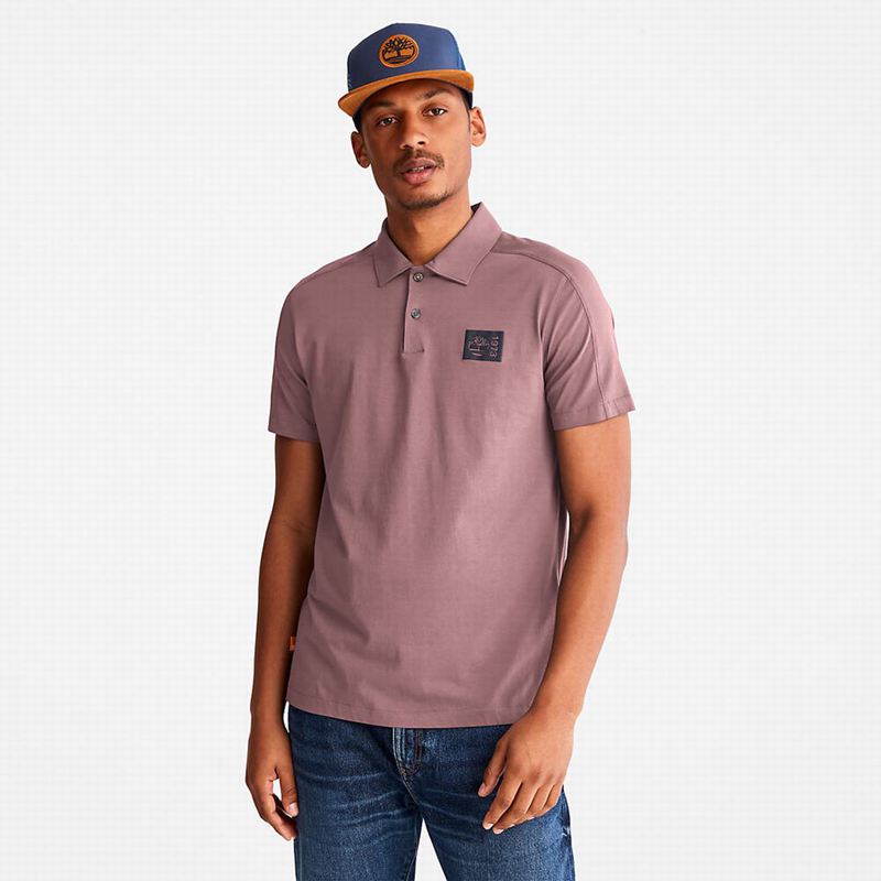 Timberland Timber Fresh Supima Cotton Polo Majice Roze | 10700986