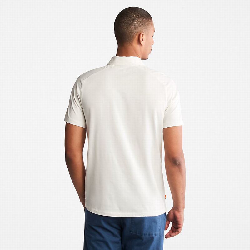 Timberland Timber Fresh Supima Cotton Polo Majice Bijele | 33046571