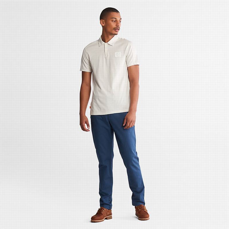 Timberland Timber Fresh Supima Cotton Polo Majice Bijele | 33046571
