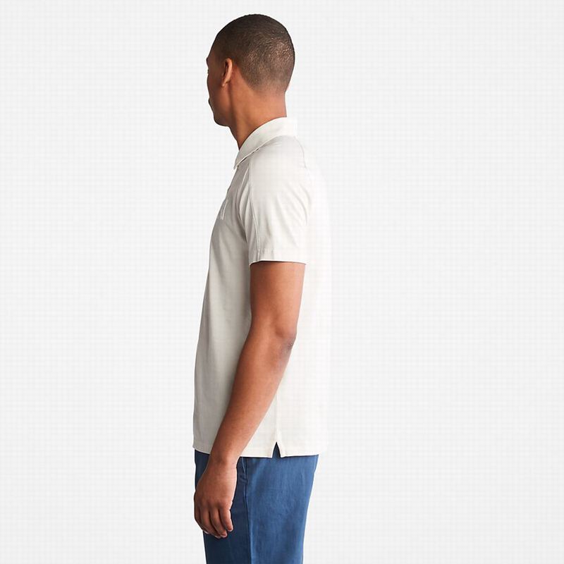 Timberland Timber Fresh Supima Cotton Polo Majice Bijele | 33046571