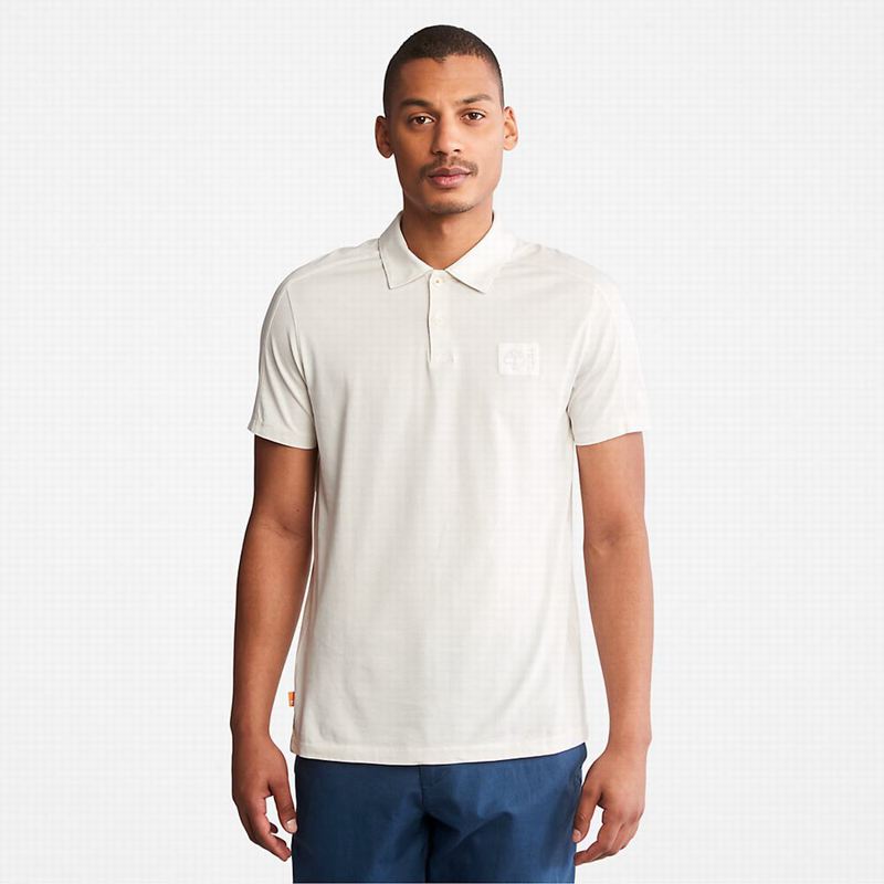 Timberland Timber Fresh Supima Cotton Polo Majice Bijele | 33046571