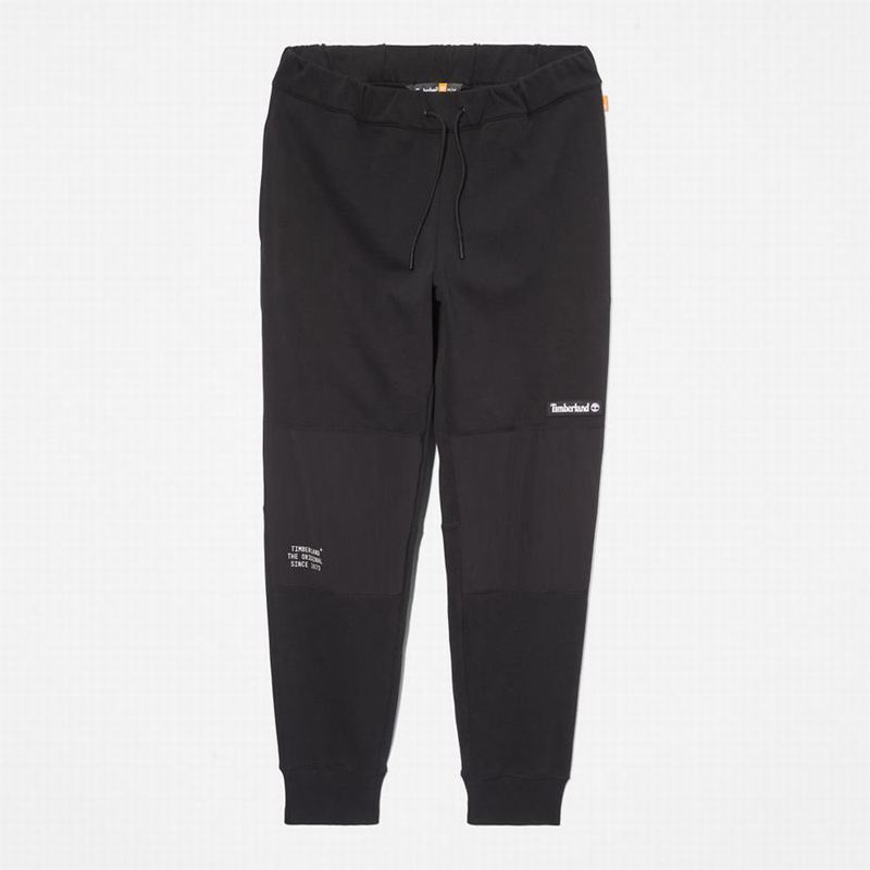 Timberland Tonal Knee Tracksuit Bottoms Jogger Hlače Crne | 44573944
