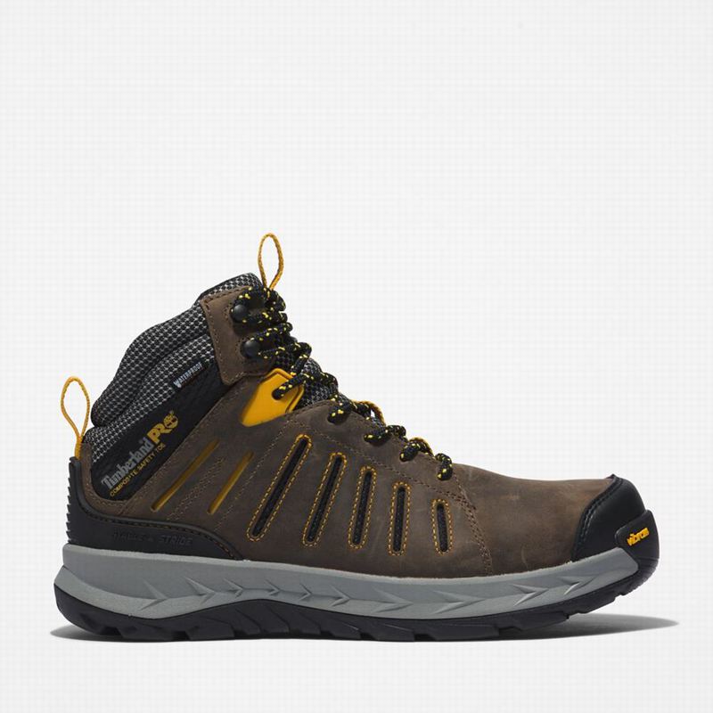 Timberland Trailwind Waterproof Comp-Toe Radne Čizme Žute | 71070783