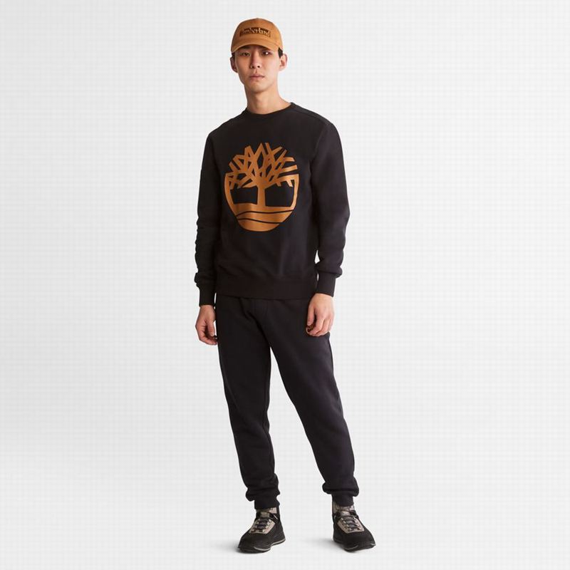 Timberland Tree Logo Crewneck Dukserice Smeđe | 32770314