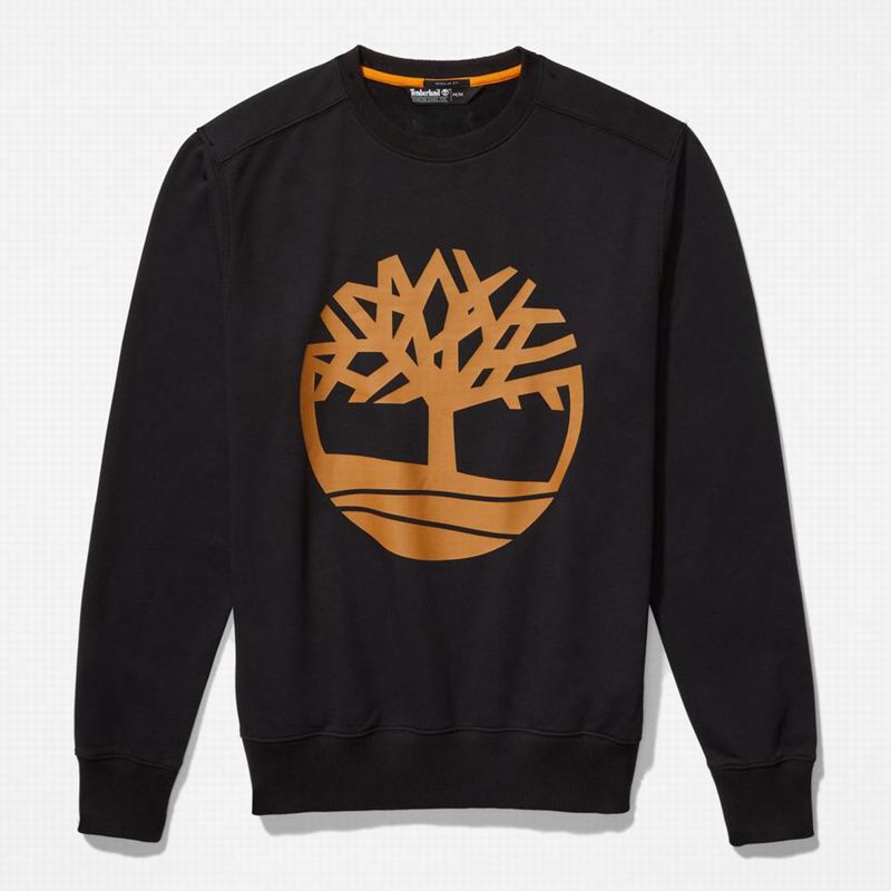 Timberland Tree Logo Crewneck Dukserice Smeđe | 32770314