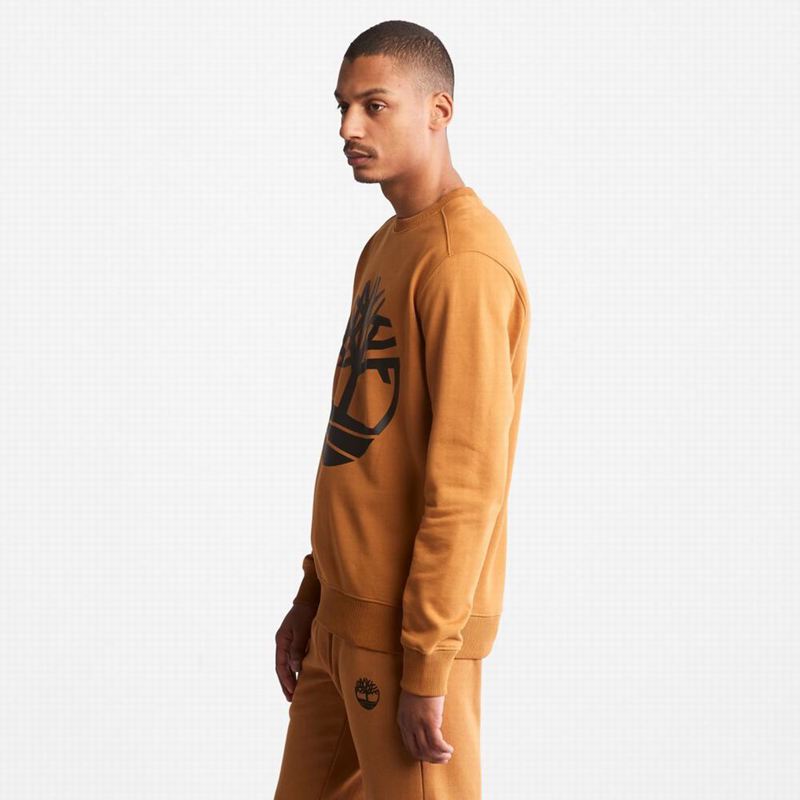 Timberland Tree Logo Crewneck Dukserice Crne | 68209418