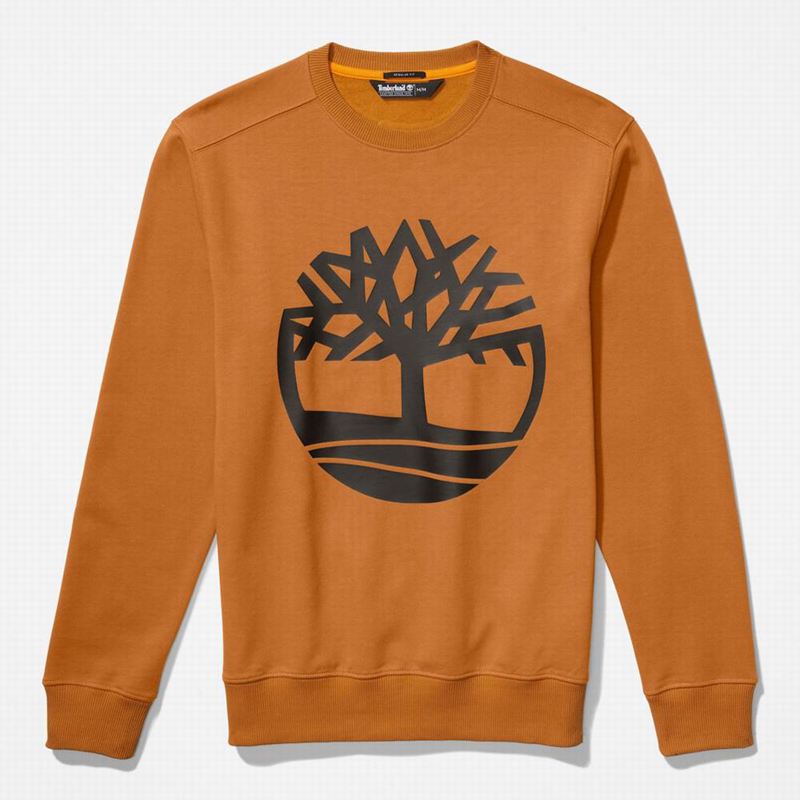 Timberland Tree Logo Crewneck Dukserice Crne | 68209418