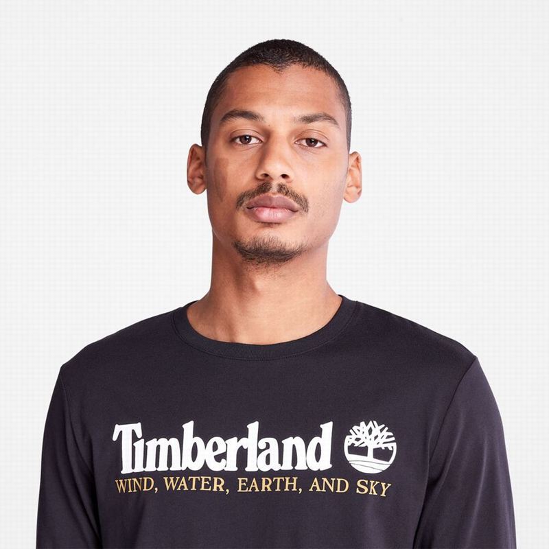 Timberland Tree Logo Dugi Rukav Crne | 15372379