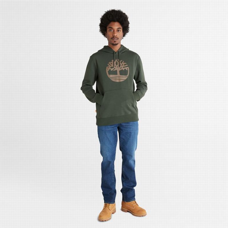 Timberland Tree-Logo Majica S Kapuljačom Smeđe | 1246763