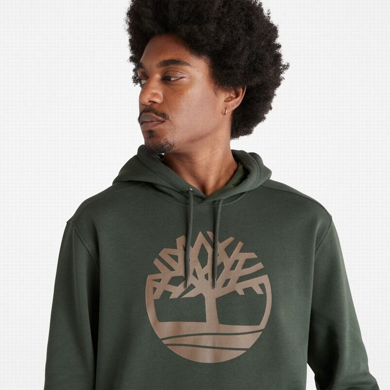 Timberland Tree-Logo Majica S Kapuljačom Smeđe | 1246763