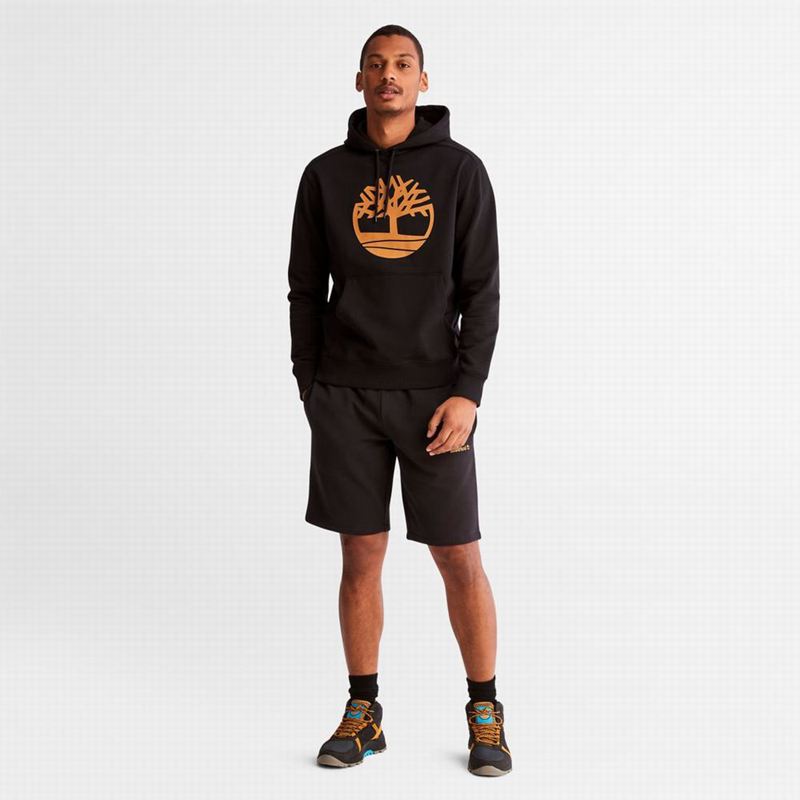 Timberland Tree-Logo Majica S Kapuljačom Smeđe | 21638513