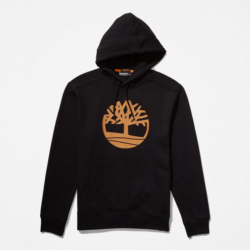 Timberland Tree-Logo Majica S Kapuljačom Smeđe | 21638513