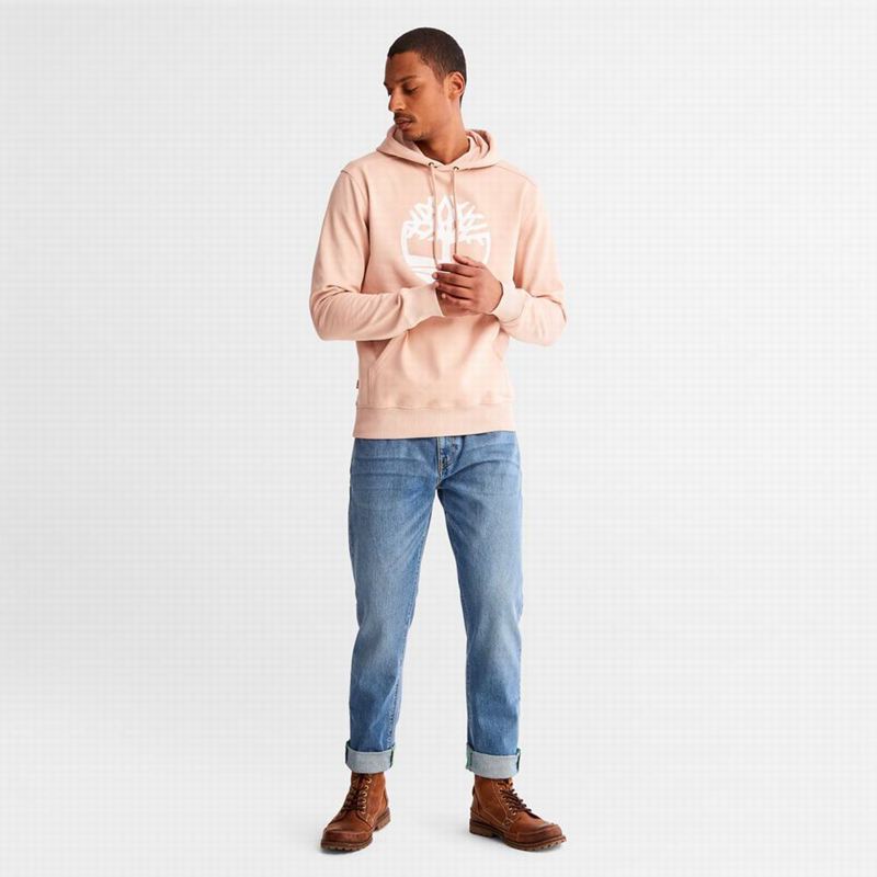 Timberland Tree-Logo Majica S Kapuljačom Roze | 81111075