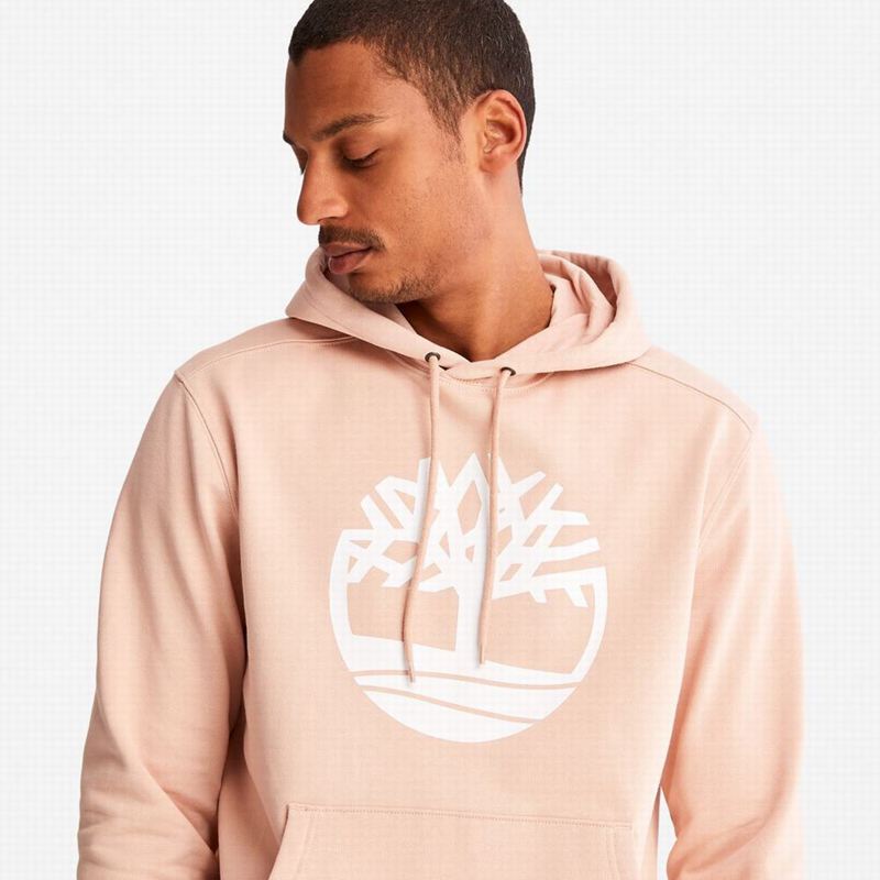 Timberland Tree-Logo Majica S Kapuljačom Roze | 81111075