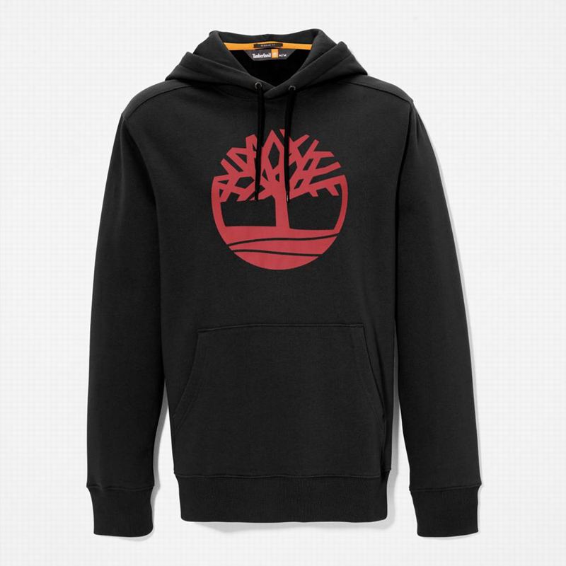 Timberland Tree-Logo Majica S Kapuljačom Crvene | 90555771