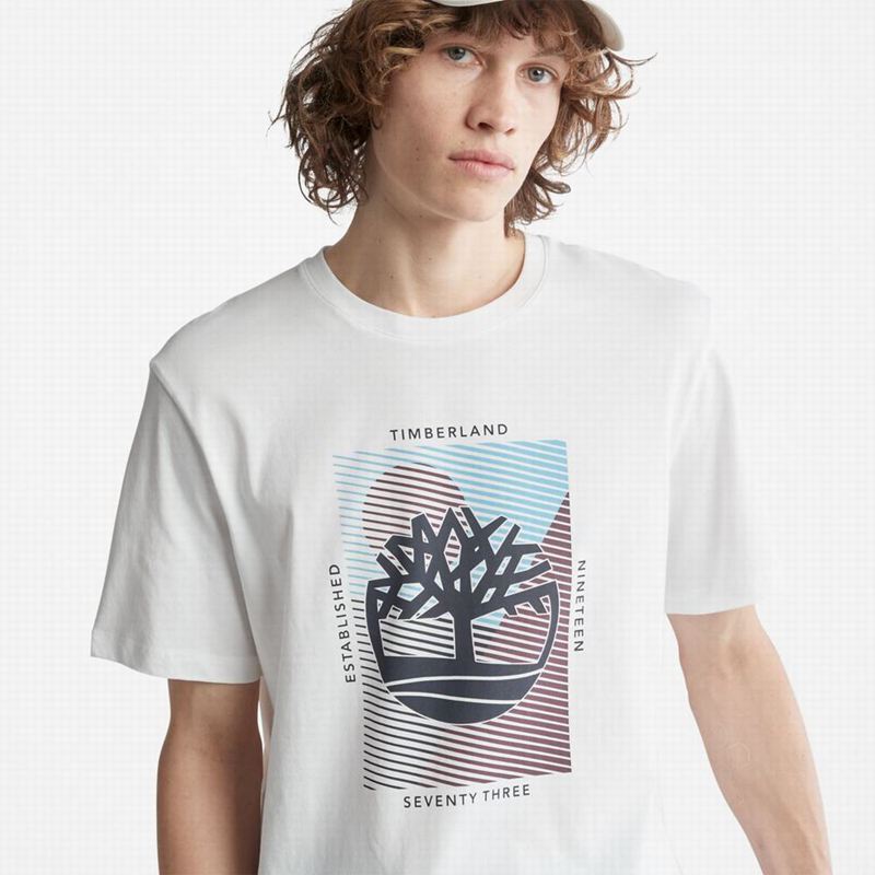 Timberland Tree Logo Majice Bijele | 82554708