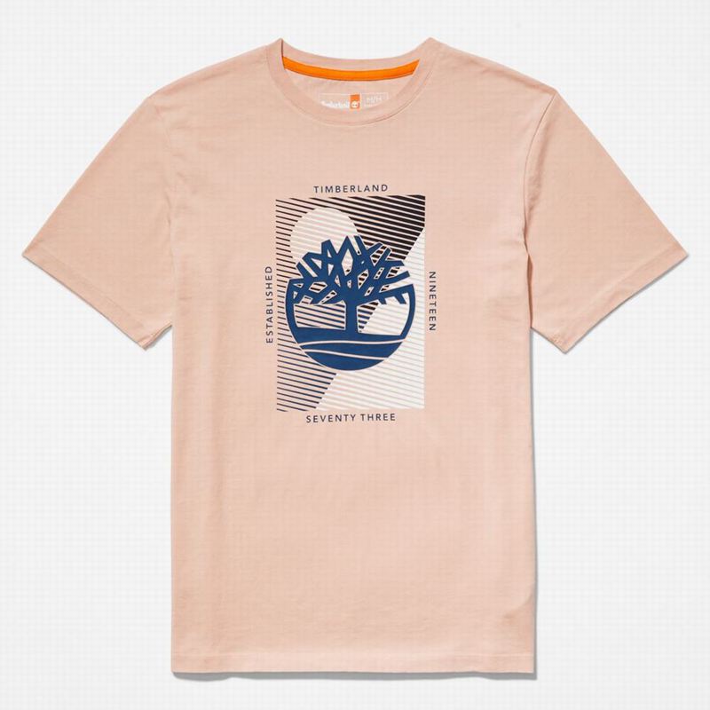Timberland Tree Logo Majice Roze | 43251479