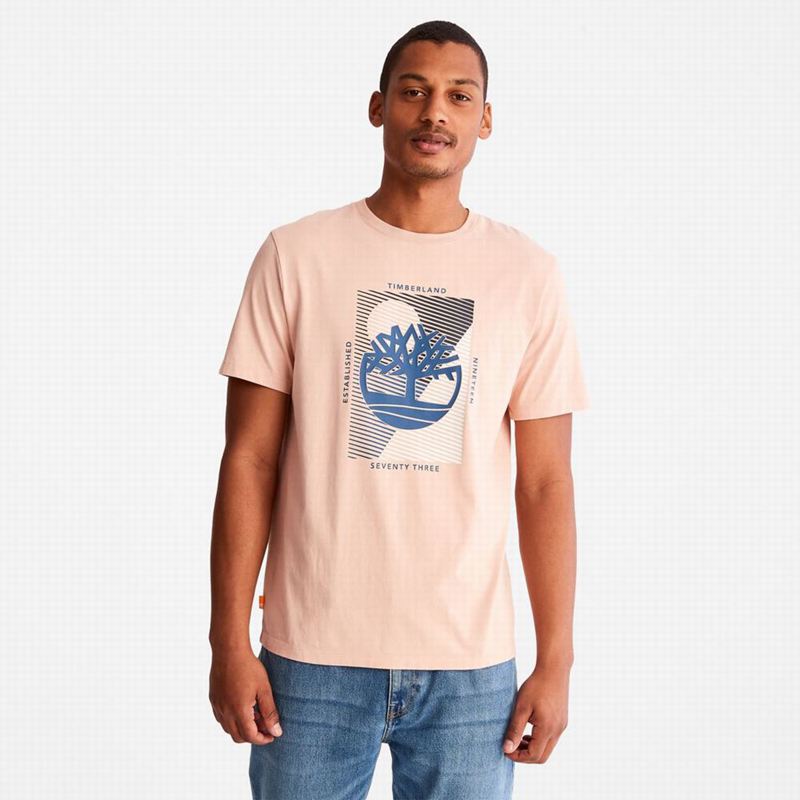 Timberland Tree Logo Majice Roze | 43251479