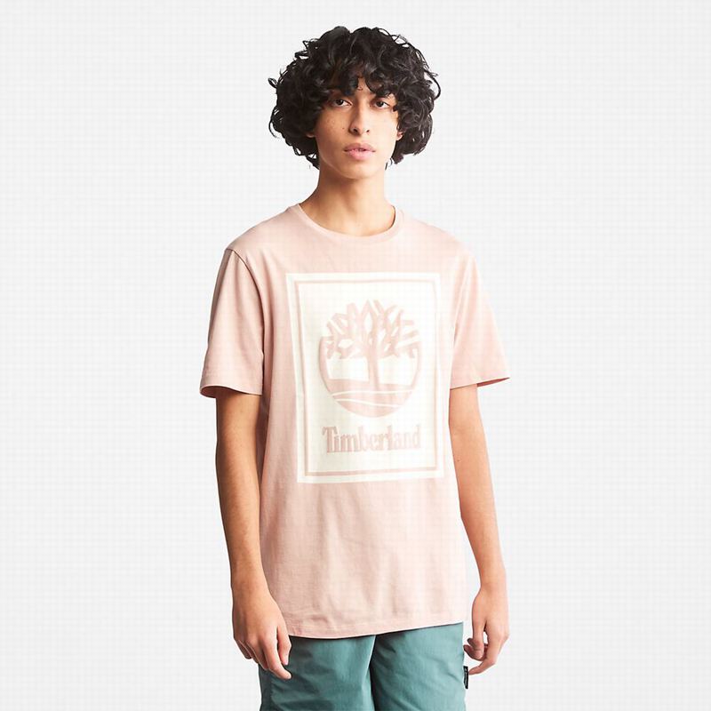 Timberland Tree Logo Majice Roze | 94492191