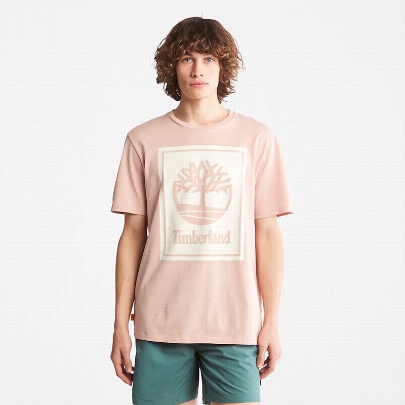 Timberland Tree Logo Majice Roze | 94492191