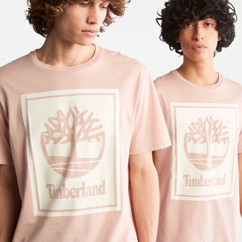 Timberland Tree Logo Majice Roze | 94492191