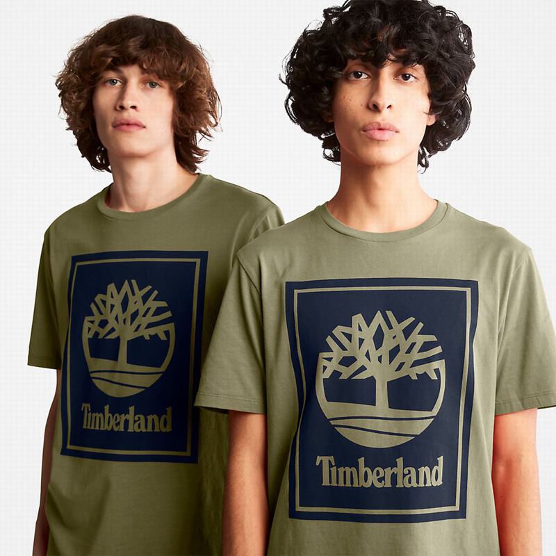 Timberland Tree Logo Majice Sive | 27247263
