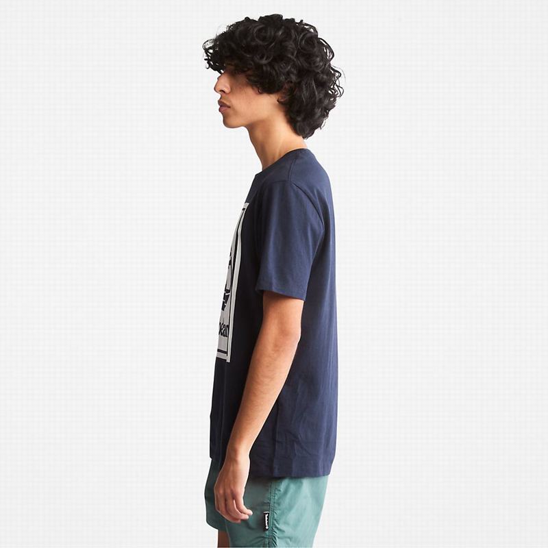 Timberland Tree Logo Majice Tamnoplave | 32339150