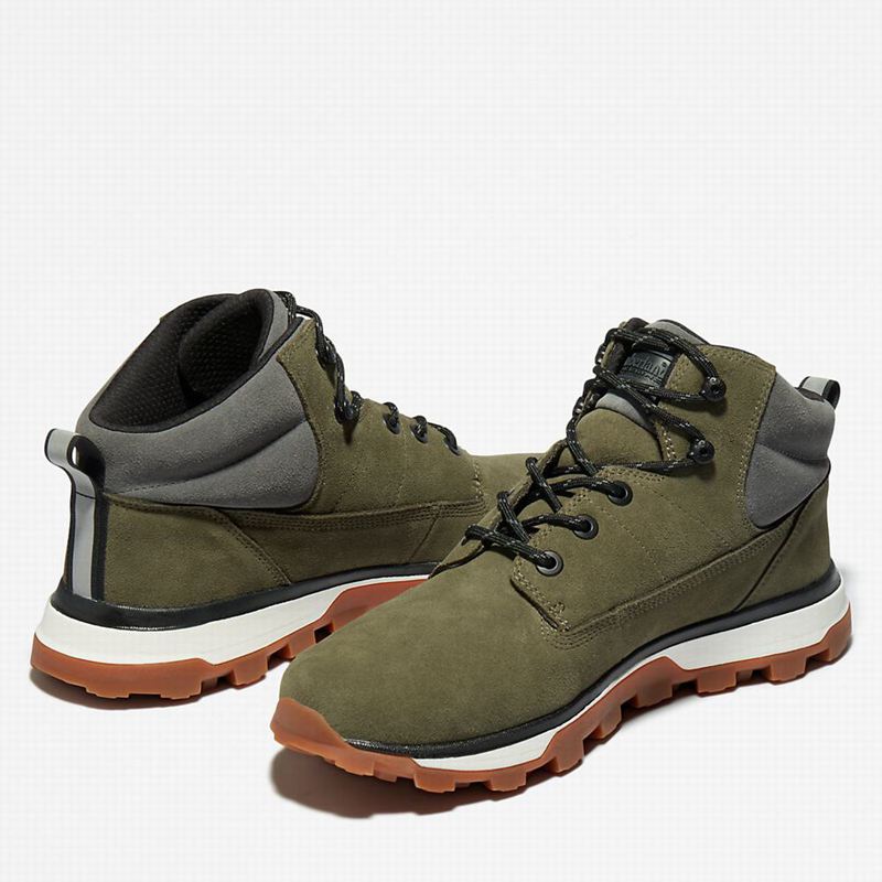 Timberland Treeline Chukka Čizme Maslinasto Zelene | 16149457