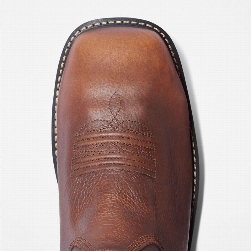 Timberland True Grit Met Guard Composite Toe Waterproof Radne Čizme Smeđe | 55809939