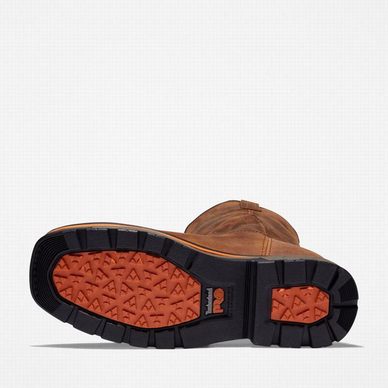 Timberland True Grit Pull On Composite Toe Radne Čizme Smeđe | 37778821