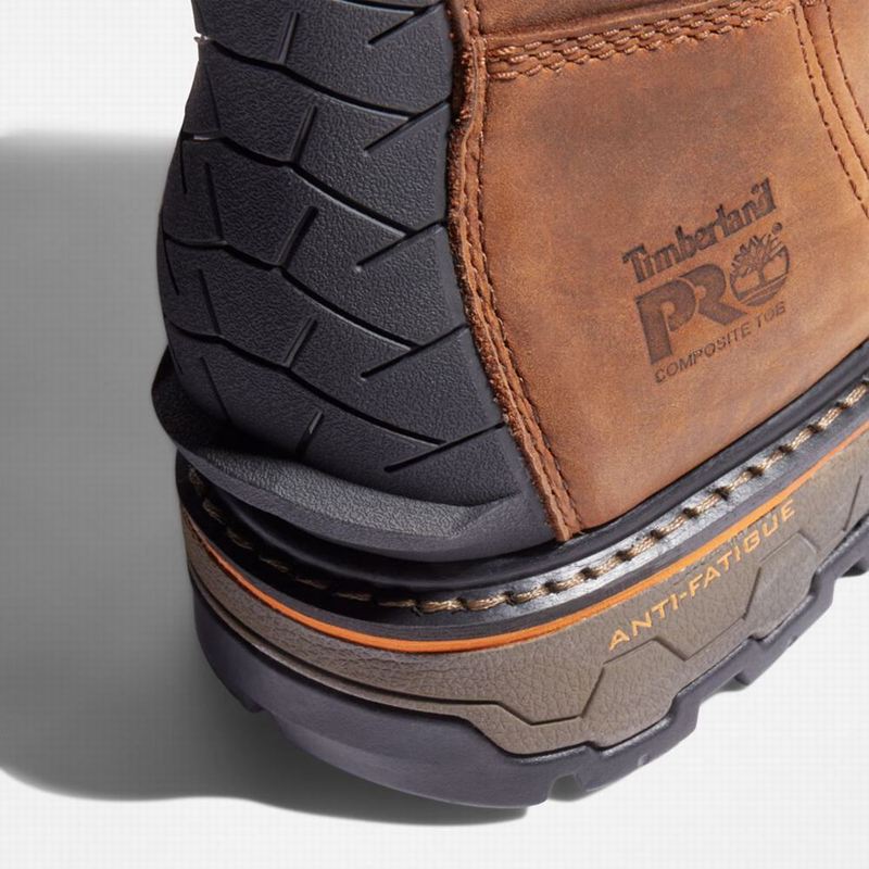 Timberland True Grit Pull On Composite Toe Radne Čizme Smeđe | 37778821