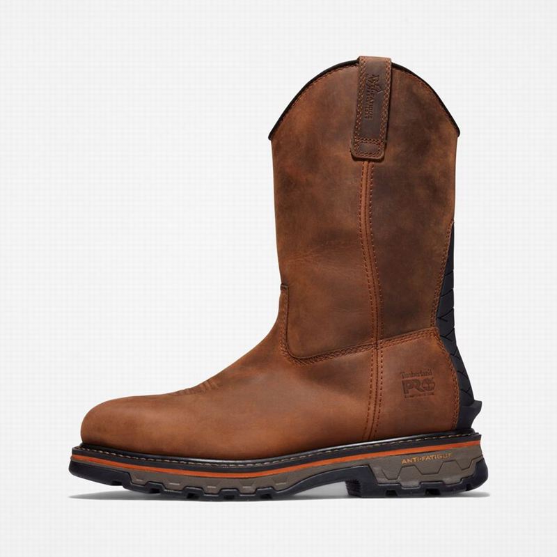 Timberland True Grit Pull On Composite Toe Radne Čizme Smeđe | 37778821