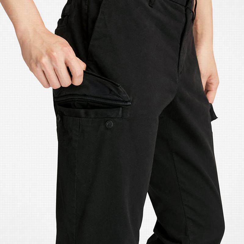 Timberland Ultrastretch Cargo Hlače Crne | 99725237