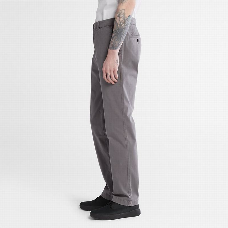 Timberland Ultrastretch with Anti-Odour Treatment Chino Hlače Sive | 69068177