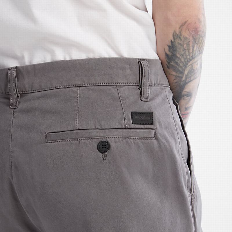 Timberland Ultrastretch with Anti-Odour Treatment Chino Hlače Sive | 69068177