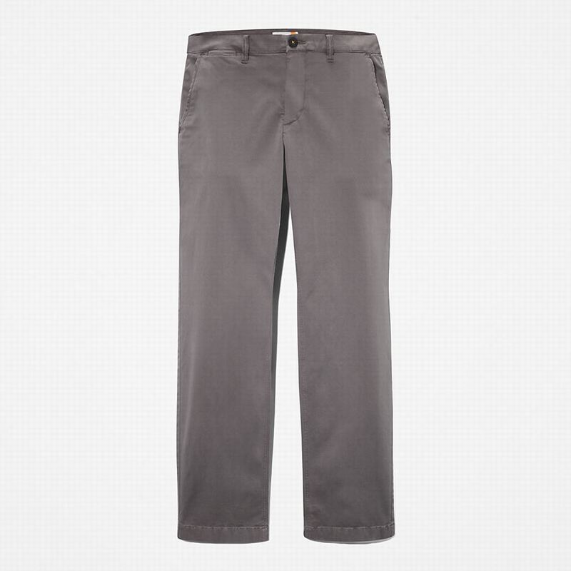 Timberland Ultrastretch with Anti-Odour Treatment Chino Hlače Sive | 69068177