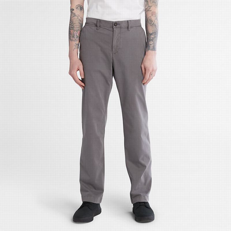 Timberland Ultrastretch with Anti-Odour Treatment Chino Hlače Sive | 69068177
