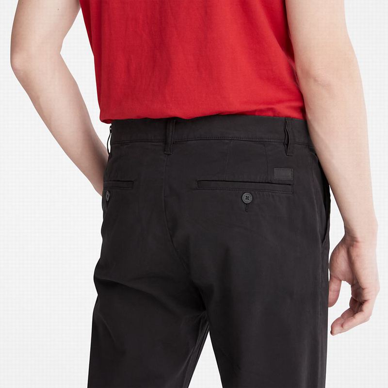 Timberland Ultrastretch with Anti-Odour Treatment Chino Hlače Crne | 97973361