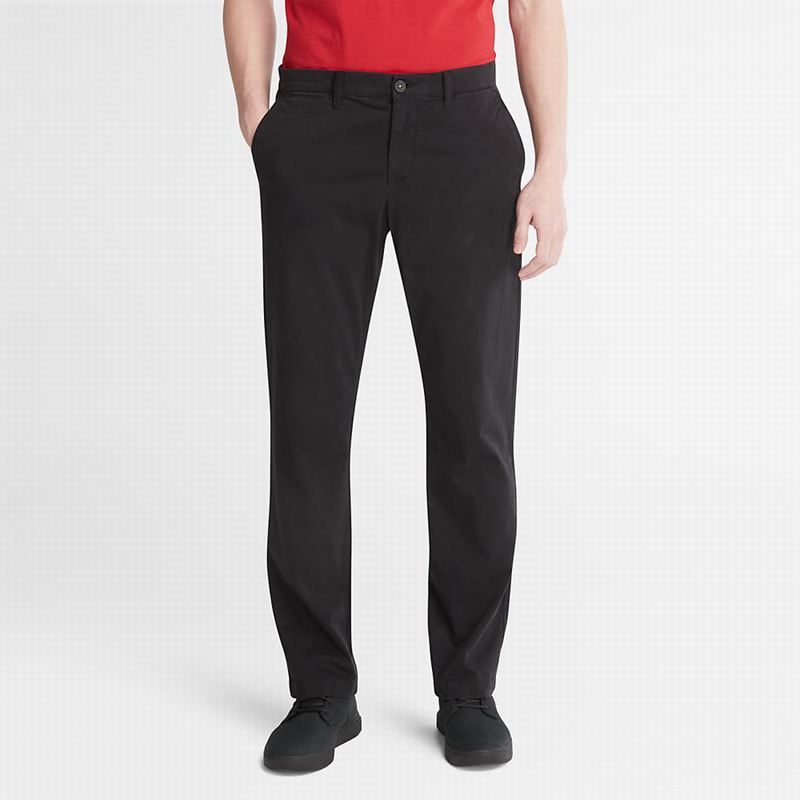 Timberland Ultrastretch with Anti-Odour Treatment Chino Hlače Crne | 97973361