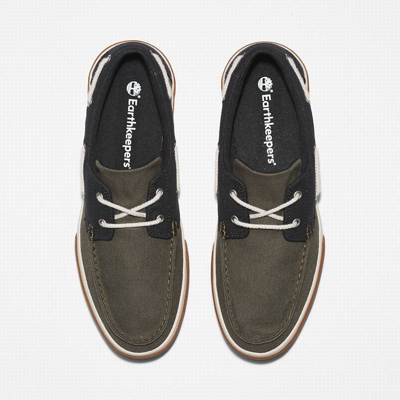 Timberland Union Wharf 2.0 EK+ Cipele Za Čamce Maslinasto Zelene | 3685190
