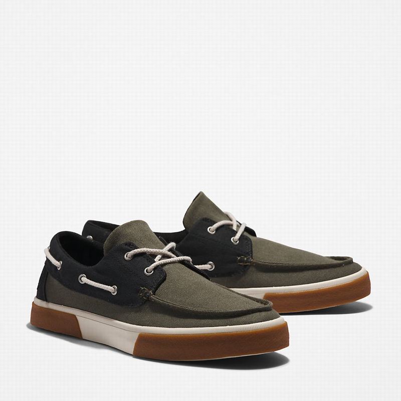 Timberland Union Wharf 2.0 EK+ Cipele Za Čamce Maslinasto Zelene | 3685190