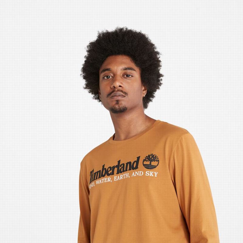 Timberland Utility Back-Graficke Majice Smeđe | 6890859