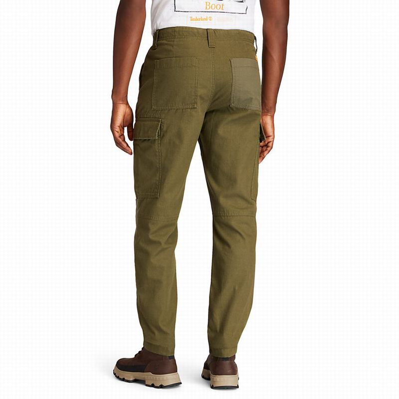 Timberland Utility Cargo Hlače Maslinasto Zelene | 81950261