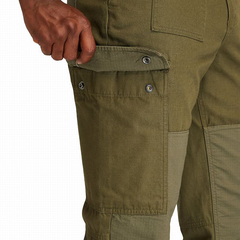 Timberland Utility Cargo Hlače Maslinasto Zelene | 81950261