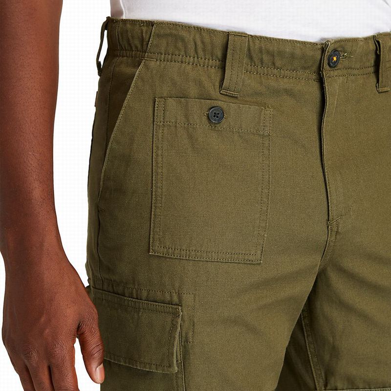 Timberland Utility Cargo Hlače Maslinasto Zelene | 81950261