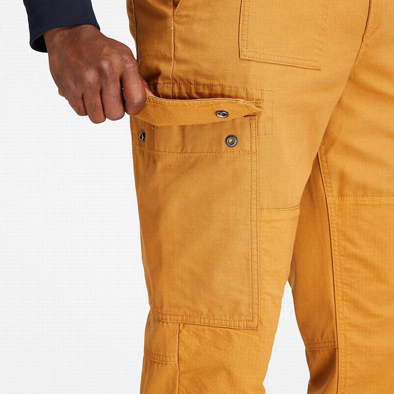 Timberland Utility Cargo Hlače Žute | 84104511
