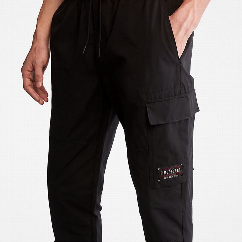 Timberland Water-Repellent Cargo Jogger Hlače Crne | 4458269