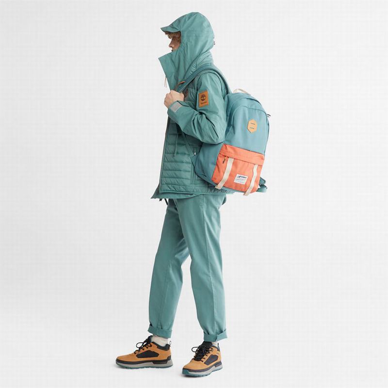 Timberland Water-Repellent Street Cropped Jakne Tirkizne | 17544210