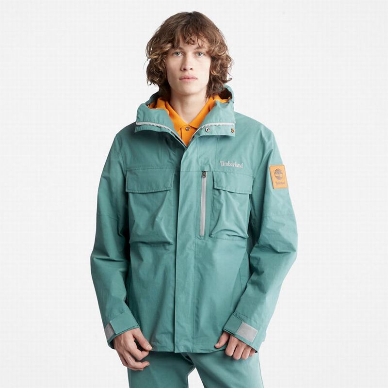 Timberland Water-Repellent Street Cropped Jakne Tirkizne | 17544210